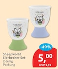 Eierbecher-Set von Sheepworld für 5,00 € bei budni im Angebot Eierbecher-Set von Sheepworld im aktuellen budni Prospekt