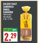 Sandwich Dinkel Harmonie Angebote von Golden Toast bei Marktkauf Dülmen für 2,29 €