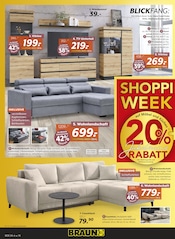 Fernseher im BRAUN Möbel-Center Prospekt in Müllheim Aktueller BRAUN Möbel-Center Prospekt mit Fernseher, "BRAUN SHOPPING WEEK", Seite 18