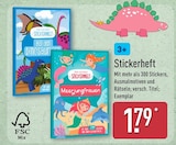 ALDI Nord - Stickerheft Bei den Dinosauriern Angebot im Prospekt Stickerheft Bei den Dinosauriern bei ALDI Nord im Prospekt "" für 1,79 €