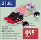 Schuhe mit Blinkfunktion - Rot von Lily & Dan im aktuellen ALDI Nord Prospekt
