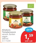 Tomatensauce von Alnatura im aktuellen budni Prospekt