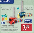 Domino-Fahrzeug Feuerwehr im Angebot bei ALDI Nord in Lüdenscheid Domino-Fahrzeug Feuerwehr Angebote von ToyLino bei ALDI Nord Lüdenscheid für 7,99 €
