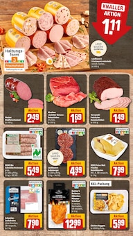 Wurst im REWE Prospekt "Dein Markt" mit 16 Seiten (Karlsruhe)