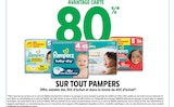 Promo 80% avantage carte sur tout Pampers à  dans le catalogue Intermarché Super à Lambesc