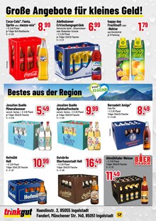 Coca Cola im Trinkgut Prospekt "Aktuelle Angebote" mit 4 Seiten (Ingolstadt)