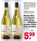 Hex vom Dasenstein Grauburgunder Kabinett trocken Angebote von Baden bei E center Karlsruhe für 5,99 €