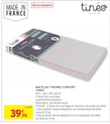 Matelas Thermo Confort - Tinéo en promo chez Intermarché Angers à 39,90 €