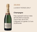 BRUT CHAMPAGNE - LAURENT PERRIER en promo chez Monoprix Nanterre Nanterre à 39,90 €
