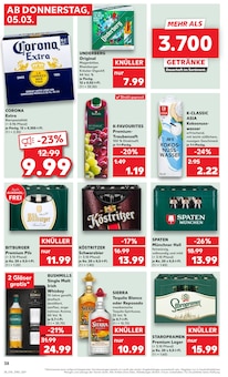 Köstritzer Angebot im Kaufland Prospekt, gültig von 02.03.2026 bis 04.03.2026 Köstritzer Angebot im aktuellen Kaufland Prospekt auf Seite 50