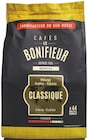 44 Dosettes de Café Classique - CAFÉS LE BONIFIEUR en promo chez Intermarché Super Talence à 4,83 €