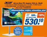 All-in-One PC Aspire C24-A, Weiß im Angebot bei expert in Gronau All-in-One PC Aspire C24-A, Weiß Angebote von Acer bei expert Gronau für 530,10 €