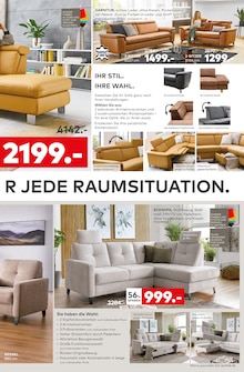 Sofa im porta Möbel Prospekt "RABATTMAGIE IM FEE-BRUAR" mit 24 Seiten (Bonn)