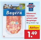 Käsewurst Schinkenscherzl oder Bergsteiger im Angebot bei Netto Marken-Discount in Neu-Ulm Käsewurst Schinkenscherzl oder Bergsteiger Angebote von Wolf bei Netto Marken-Discount Neu-Ulm für 1,49 €