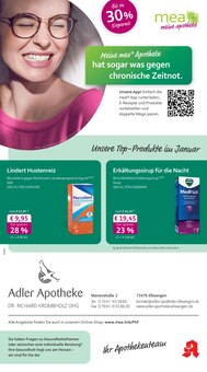Aktueller mea - meine apotheke Prospekt "Unsere Januar-Angebote" für Ellwangen (Jagst) Aktueller mea - meine apotheke Prospekt für Ellwangen (Jagst) mit Seiten