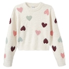 Mädchen Pullover mit Herzen allover im Angebot bei Ernstings family in Stade Mädchen Pullover mit Herzen allover Angebote bei Ernstings family Stade für 19,99 €