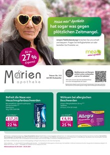 Aktueller mea - meine apotheke Prospekt "Unsere April-Angebote" Seite 1 von 4 Seiten für Saarbrücken