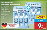 Natürliches Mineralwasser Angebote von Rheinfels Quelle bei Netto Marken-Discount Koblenz für 9,00 €