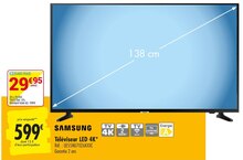 Téléviseur LED 4K* - Carrefour à Reims Téléviseur LED 4K* en promo chez Carrefour Reims à 599,00 €