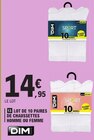 Lot de 10 paires de chaussettes homme ou femme - DIM en promo chez E.Leclerc Poitiers à 14,95 €