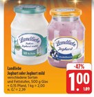 Joghurt mild oder Joghurt im Angebot bei EDEKA in Suhl Joghurt mild oder Joghurt Angebote von Landliebe bei EDEKA Suhl für 1,00 €