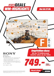 MediaMarkt Saturn LED Fernseher im Prospekt MediaMarkt Saturn LED Fernseher im Prospekt
