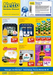 Aktueller Netto Marken-Discount Discounter Prospekt in Niederroßla und Umgebung, "DER ORT, AN DEM DU IMMER AUSGEZEICHNETE PREISE FINDEST." mit 2 Seiten, 01.12.2025 - 06.12.2025
