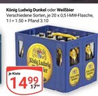 Dunkel Angebote von König Ludwig bei GLOBUS Speyer für 14,99 €