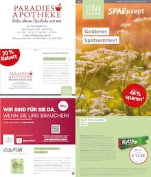 LINDA Premiumapotheke Prospekt für Köln mit 3 Seiten LINDA Premiumapotheke Prospekt für Köln: "Aktuelle Angebote", 3 Seiten, 01.09.2025 - 30.09.2025