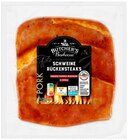 Schweine-Rückensteaks im Angebot bei REWE in Bad Homburg Schweine-Rückensteaks Angebote von Butcher's Barbecue bei REWE Bad Homburg für 4,44 €