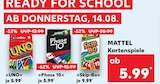 Kartenspiele im Angebot bei Kaufland in Delmenhorst Kartenspiele Angebote von MATTEL bei Kaufland Delmenhorst für 5,99 €