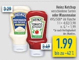 Ketchup oder Mayonnaise von Heinz im aktuellen diska Prospekt für 1,99 €