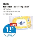 feuchtes Toilettenpapier von Hakle im aktuellen V-Markt Prospekt für 1,11 €