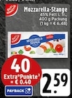 Aktuelle Mozzarella Angebote bei EDEKA in Duisburg Aktuelles Mozzarella-Stange Angebot bei EDEKA in Duisburg ab 2,59 €