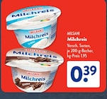 Milchreis im ALDI SÜD Prospekt Milchreis Classic von Milsani im aktuellen ALDI SÜD Prospekt für 0,39 €