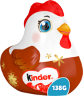 POULE DE PÂQUES AU CHOCOLAT AU LAIT KINDER - KINDER - Auchan Hypermarché à Lyon POULE DE PÂQUES AU CHOCOLAT AU LAIT KINDER - KINDER en promo chez Auchan Hypermarché Lyon à 6,09 €
