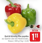 Mix-paprika Angebote von Gut & Günstig bei EDEKA Weinheim für 1,11 €