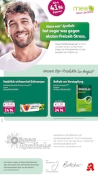 Apotheken Prospekt von mea - meine apotheke in Leverkusen Aktueller mea - meine apotheke Apotheken Prospekt für Leverkusen: Unsere August-Angebote mit 4} Seiten, 01.08.2026 - 31.08.2026