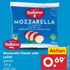 Mozzarella Classic im Angebot bei Netto Marken-Discount in Hildesheim Mozzarella Classic Angebote von Italiano bei Netto Marken-Discount Hildesheim für 0,69 €
