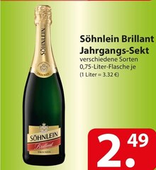 Söhnlein Brillant Jahrgangs-Sekt bei famila Nordost in Stade Söhnlein Brillant Jahrgangs-Sekt im Angebot bei famila Nordost Stade für 2,49 €