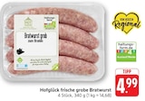 frische grobe Bratwurst bei EDEKA im Kröppen Prospekt für 4,99 €