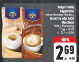 Cappuccino im Angebot bei EDEKA in Fürth Cappuccino Angebote von Krüger Family bei EDEKA Fürth für 2,69 €
