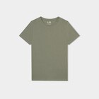 T-shirt en coton manches courtes vert kaki garçon en promo chez La Halle T-shirt en coton manches courtes vert kaki garçon dans le catalogue La Halle