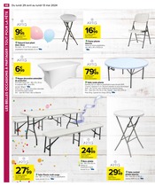 Table Pliante Angebote im Prospekt "Maxi format mini prix" von Carrefour auf Seite 50