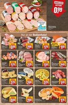 Wurst im REWE Prospekt "Dein Markt" mit 33 Seiten (Trier)