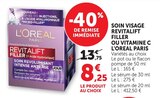 Soin visage revitalift filler ou vitamine c - L'OREAL PARIS dans le catalogue U Express
