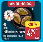 ALDI Nord Schorfheide - BBQ Hähnchensteaks Angebot im Prospekt BBQ Hähnchensteaks bei ALDI Nord im Schorfheide Prospekt für 4,79 €