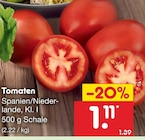 Aktuelle Gemüse Angebote bei Netto Marken-Discount in Halle (Saale) Aktuelles Tomaten Angebot bei Netto Marken-Discount in Halle (Saale) ab 1,11 €