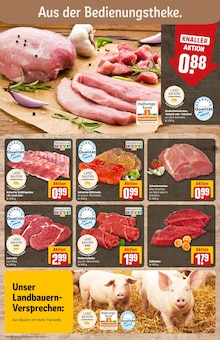 Rindfleisch im REWE Prospekt "Dein Markt" mit 38 Seiten (Fürth)