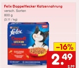 Aktuelles Doppeltlecker Katzennahrung Angebot bei Netto Marken-Discount in Aachen ab 2,49 €